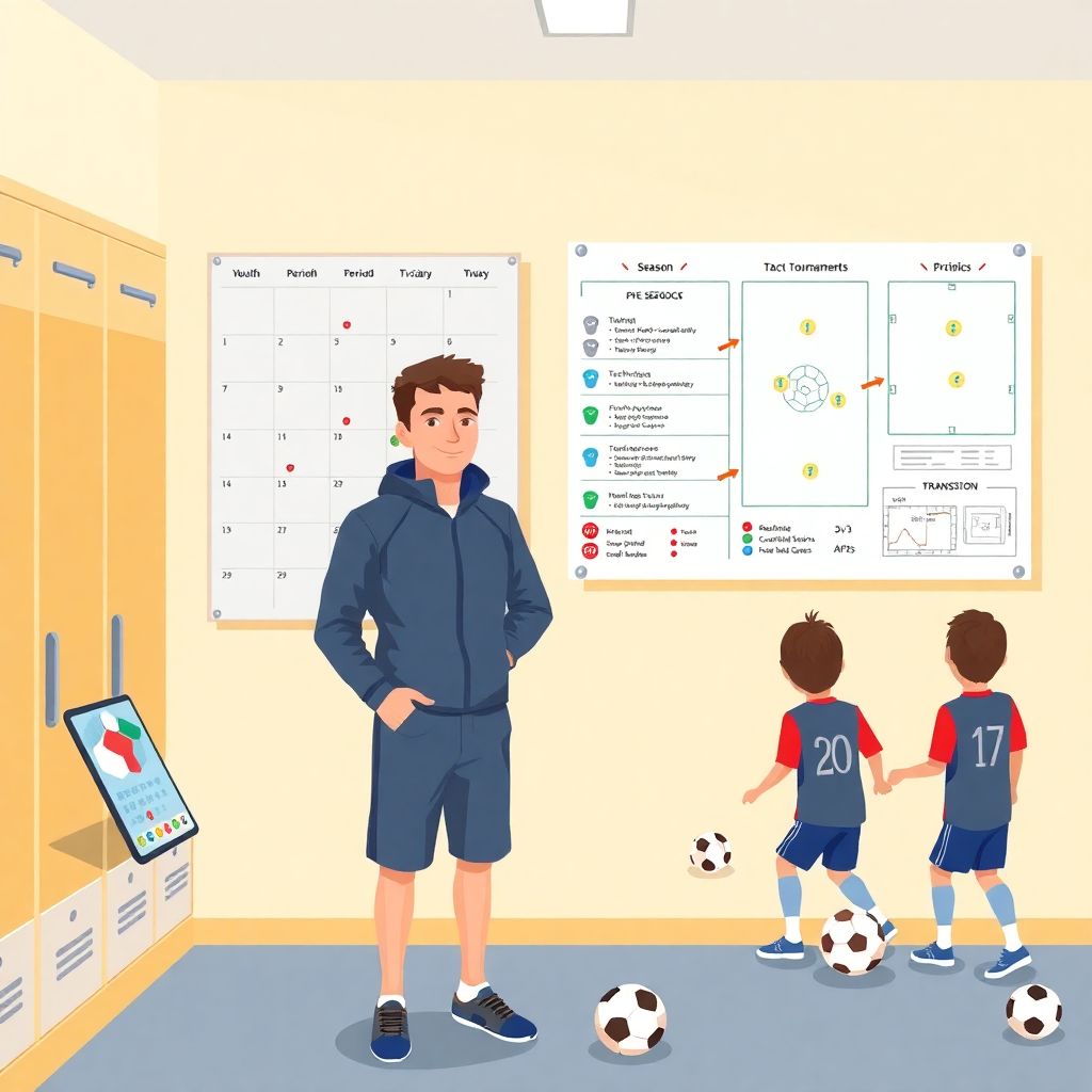 Как правильно планировать сезон команды юношеского футбола