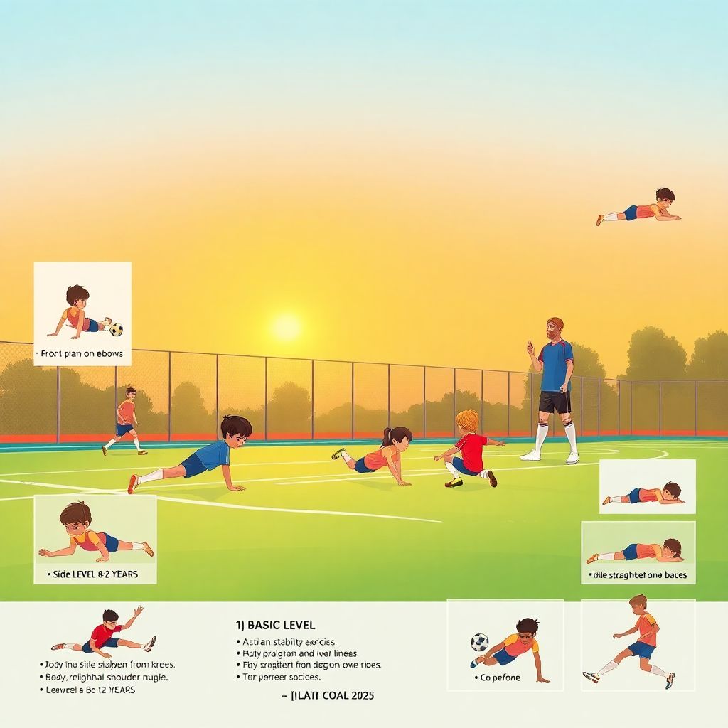 Лучшие упражнения на пресс и корпус для юных футболистов на тренировках