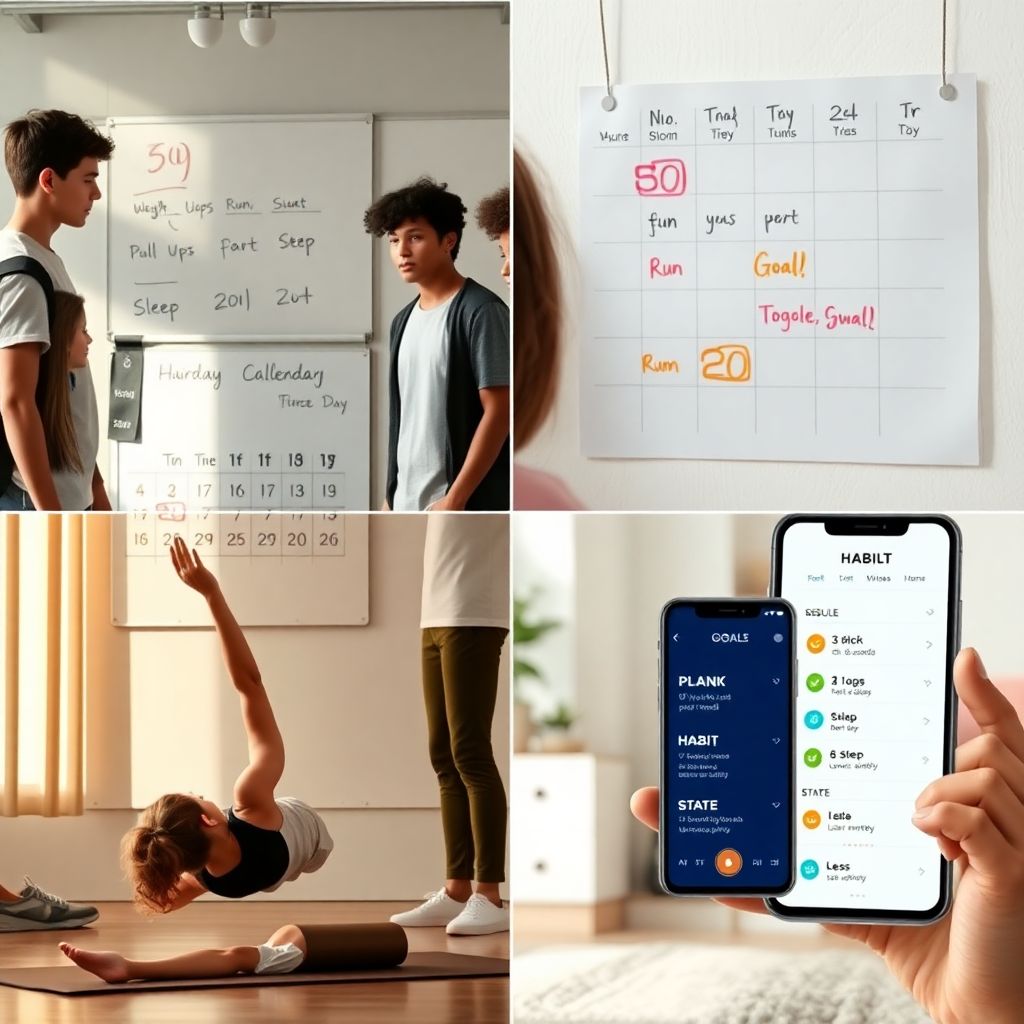 Виды тренировочных целей на месяц для подростков и как правильно их выбрать