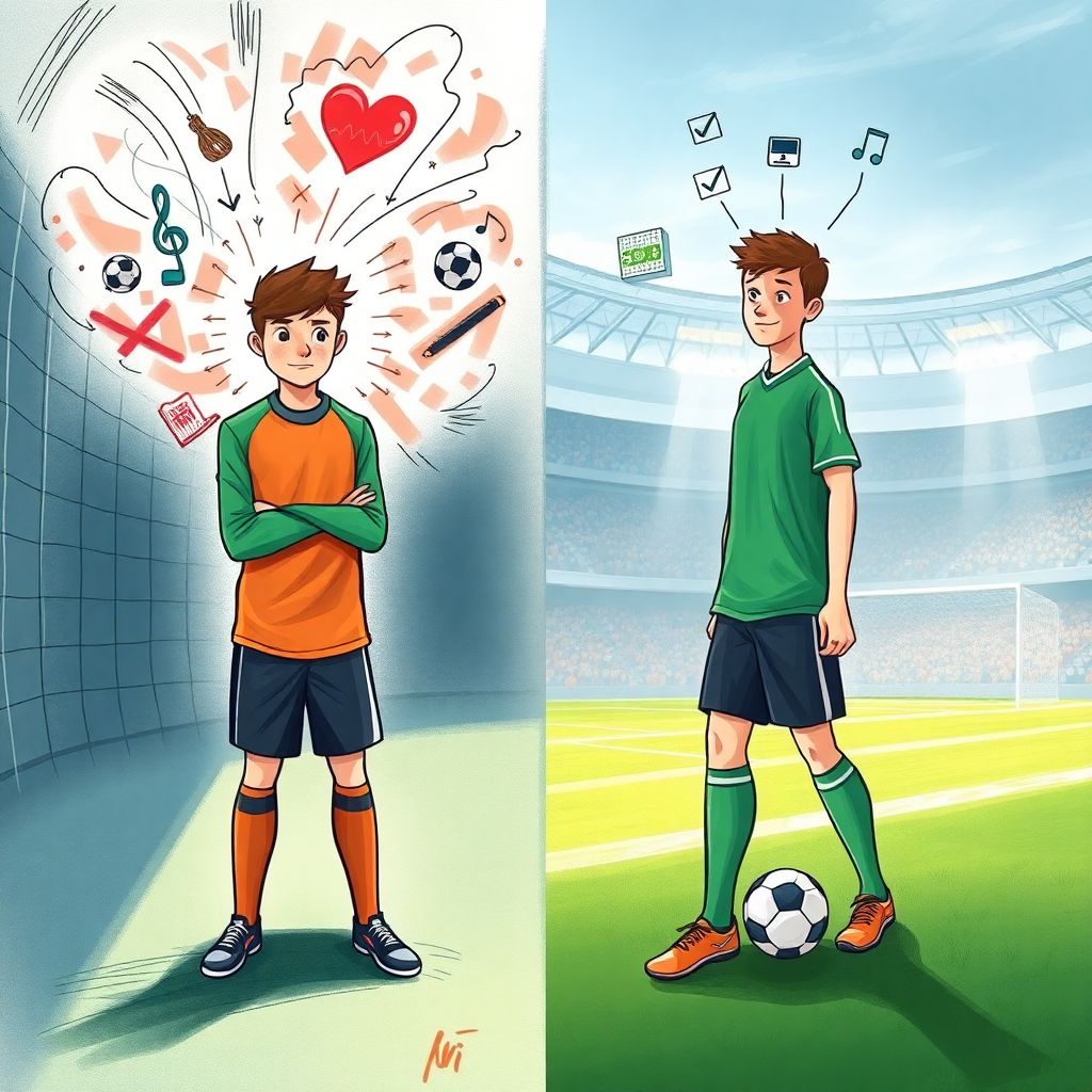 Ментальные тренировки перед матчами для молодых футболистов: как настроиться