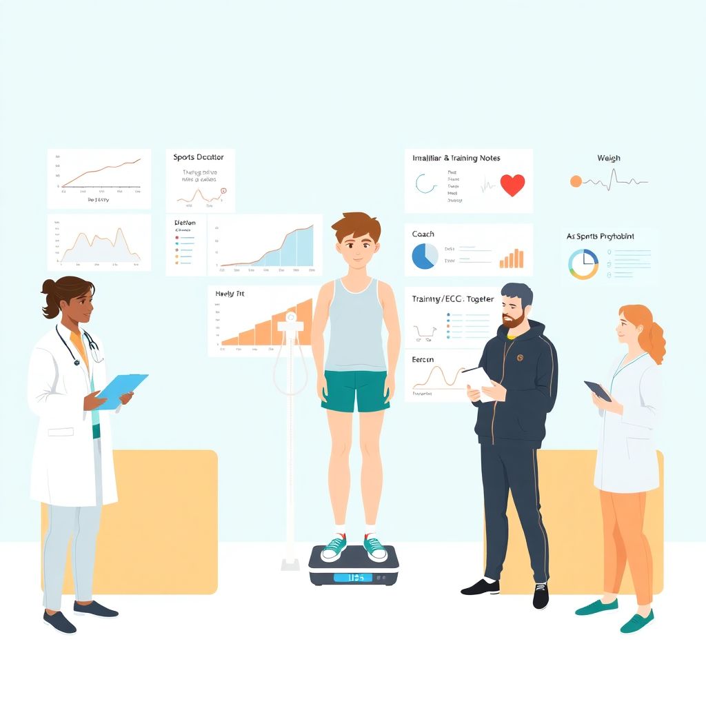 Практики контроля веса и роста у подростков в спортивной школе