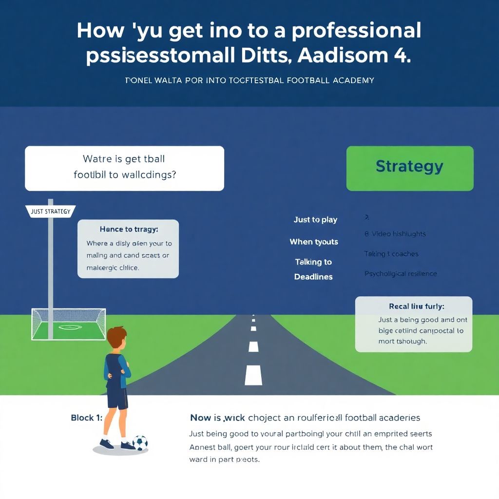 Стратегии перехода в профессиональные академии футбола для юных игроков