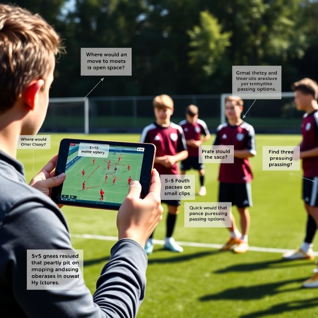 Применение мультимедиа в тренировочном процессе молодежного футбола