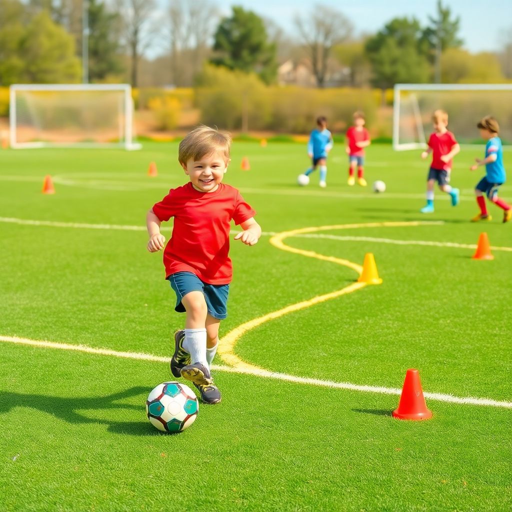 Как формировать базовые навыки дриблинга у юных игроков в футбол