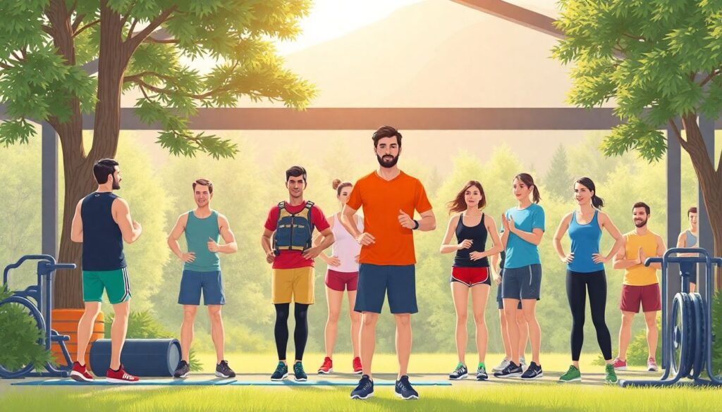 Где искать возможности для тренировок за городом - иллюстрация