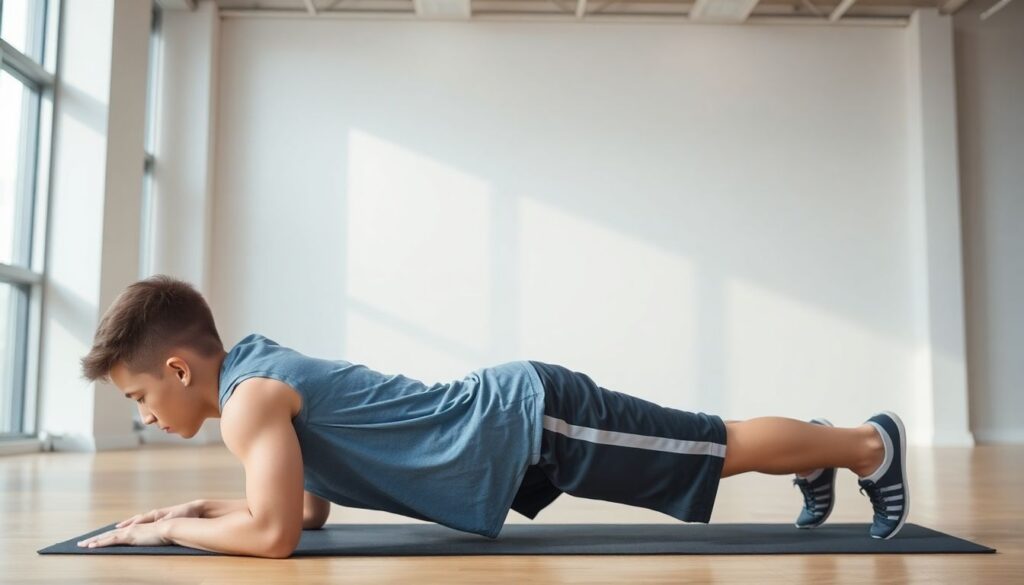 Лучшие упражнения для мышц кора у молодых игроков - иллюстрация