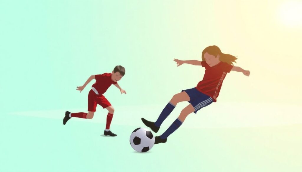 Какие навыки развивают дети на занятиях физкультуры, полезные для футбола - иллюстрация