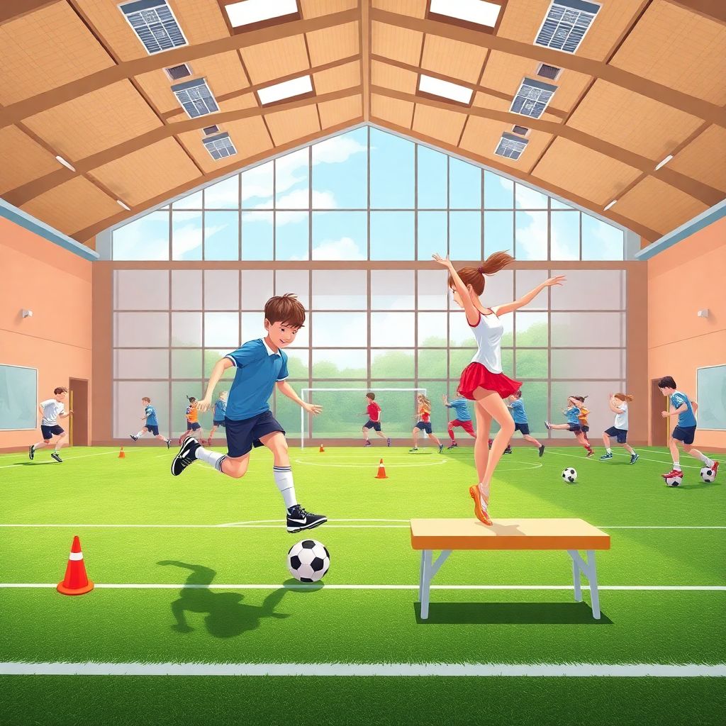 Какие навыки дети развивают на физкультуре для успешной игры в футбол