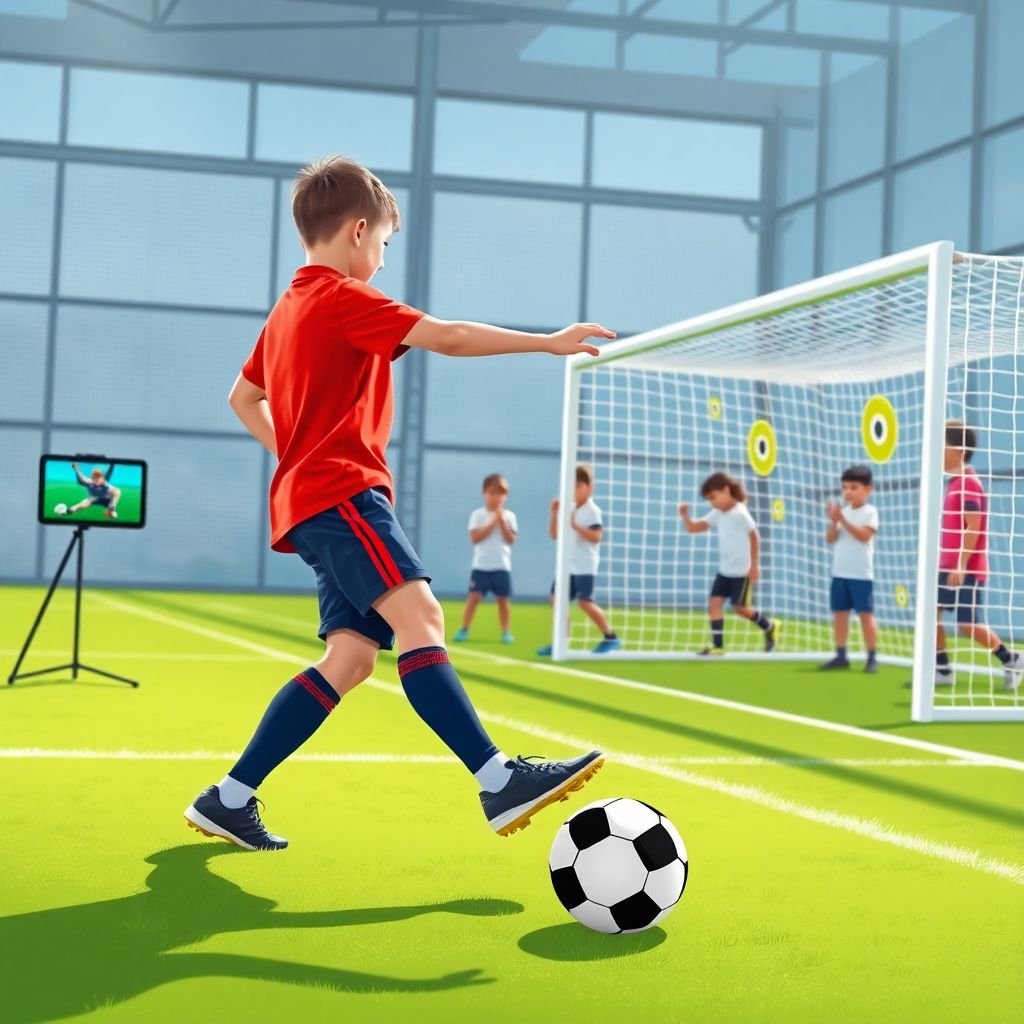 Методы обучения технике удара по мячу для юных футболистов
