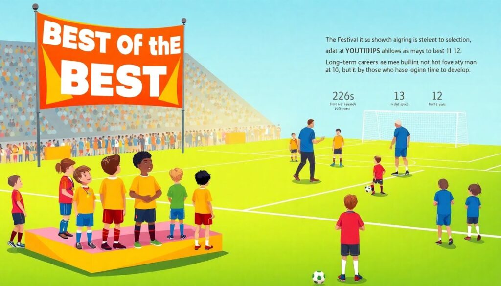 Как работать с талантами на футбольной олимпиаде и фестивале - иллюстрация