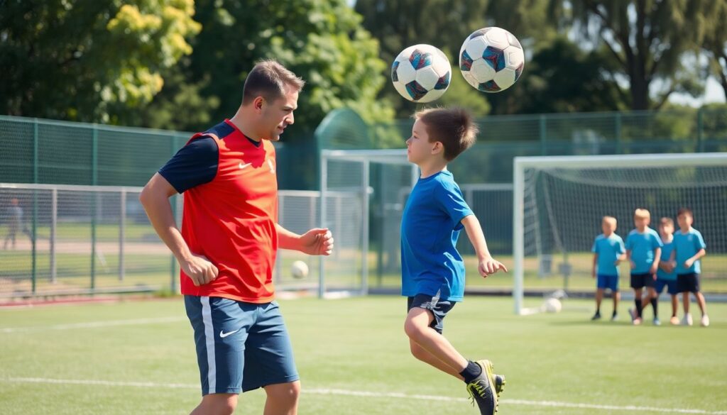 Как обучать детей уверенной игре на втором этаже поля - иллюстрация