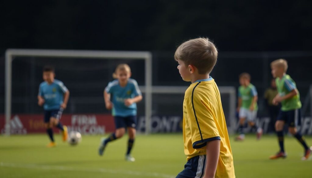 Как обучать детей уверенной игре на втором этаже поля - иллюстрация