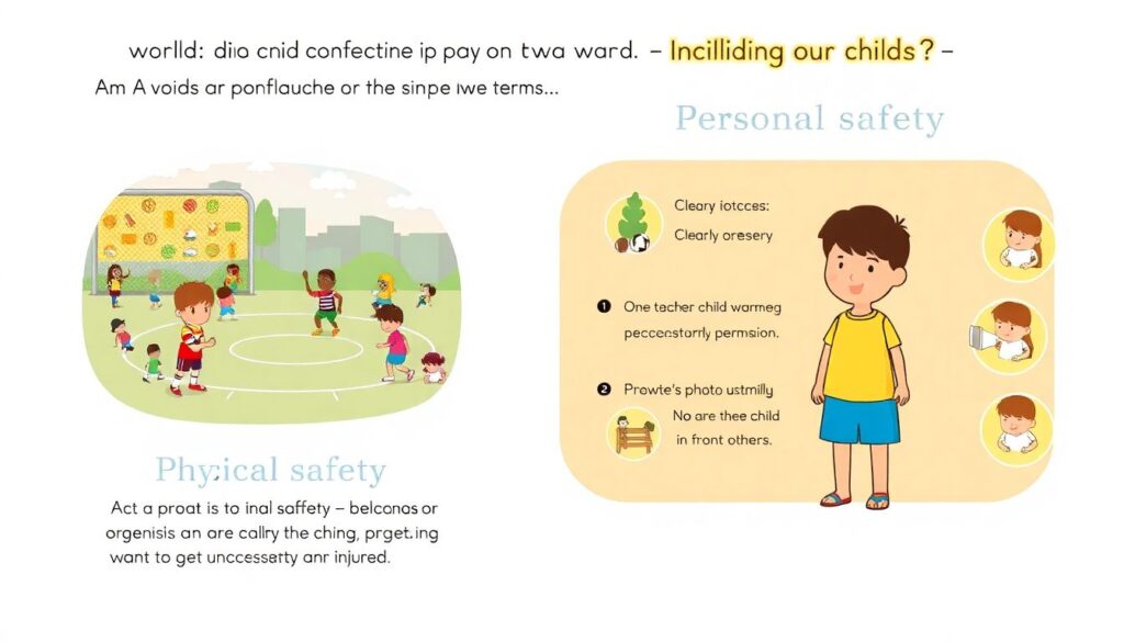 Как обучать ребенка безопасности на поле и в раздевалке - иллюстрация