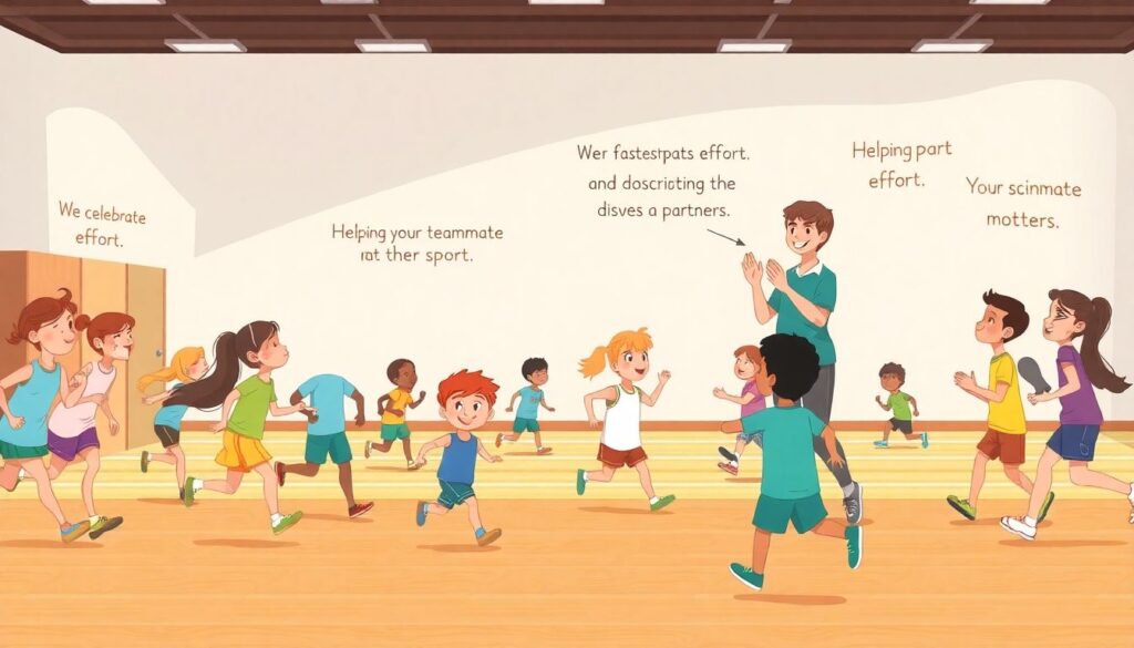 Как работать с детьми разной физической подготовки - иллюстрация