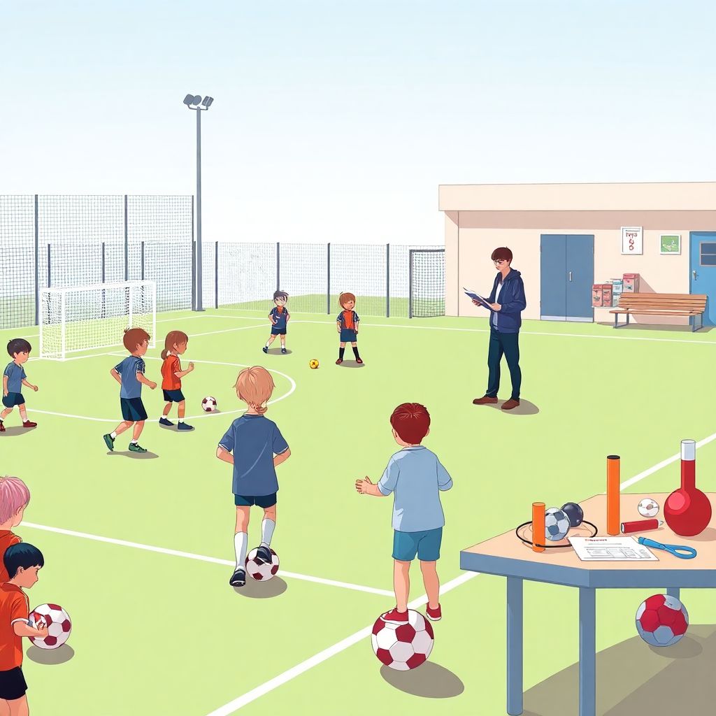 Как организовать школьную футбольную секцию и привлечь детей