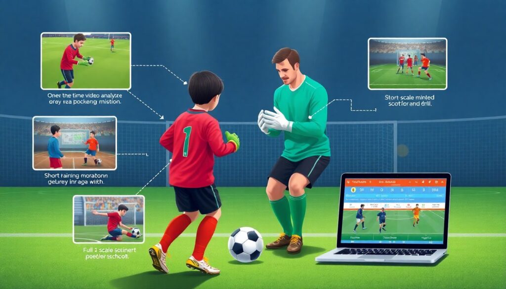 Как включать в программу тренировок специальные упражнения для вратарей - иллюстрация