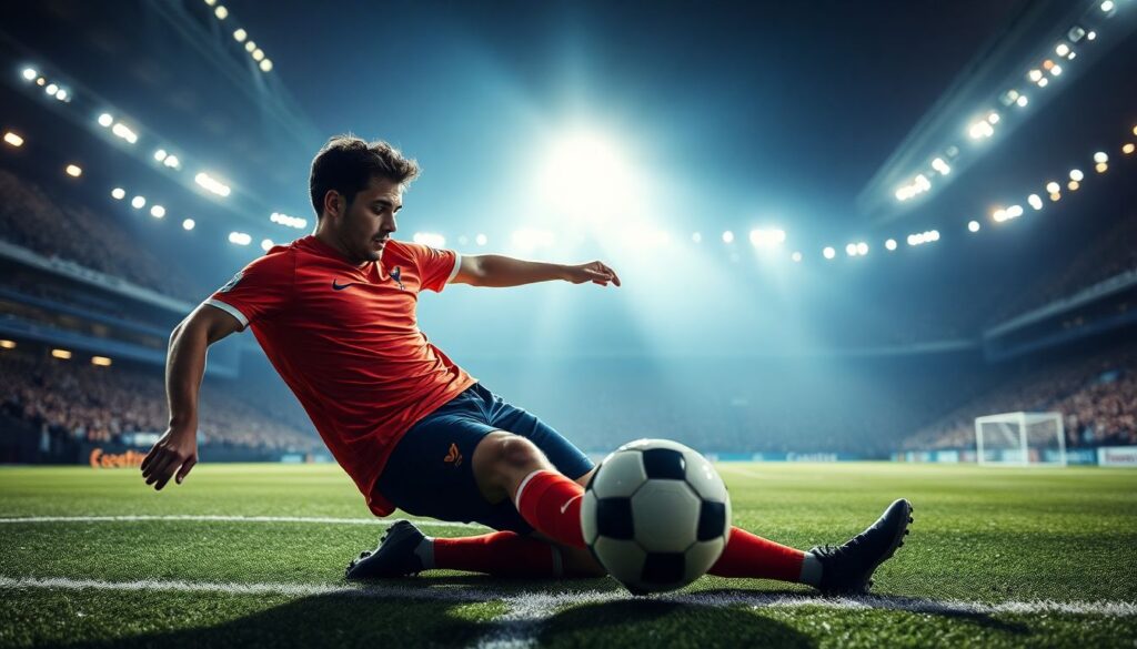 Как развивать навыки владения корпусом и балансом в футболе - иллюстрация