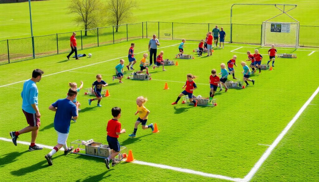 Как организовать соревнования на выносливость среди юных футболистов - иллюстрация