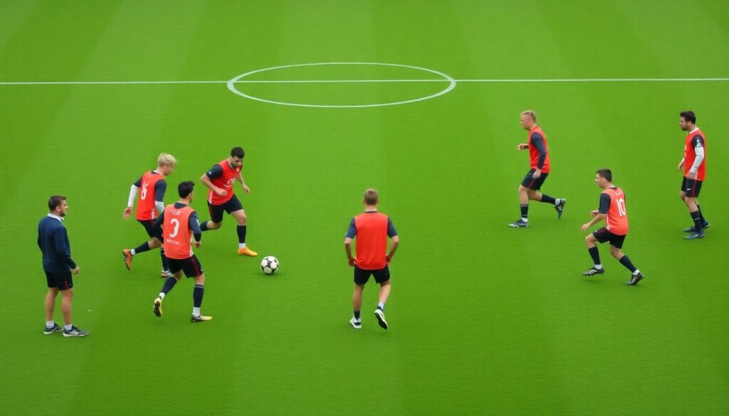 Как развивать умение работать в паре и в тройке на поле - иллюстрация