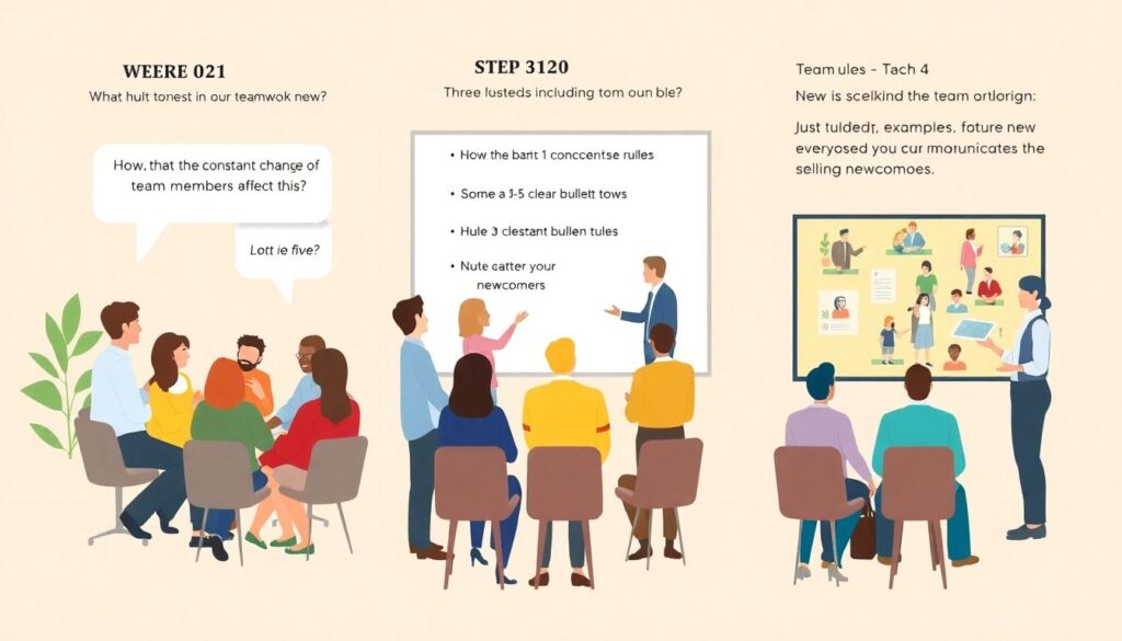 Как тренировать командную работу в условиях смены состава - иллюстрация