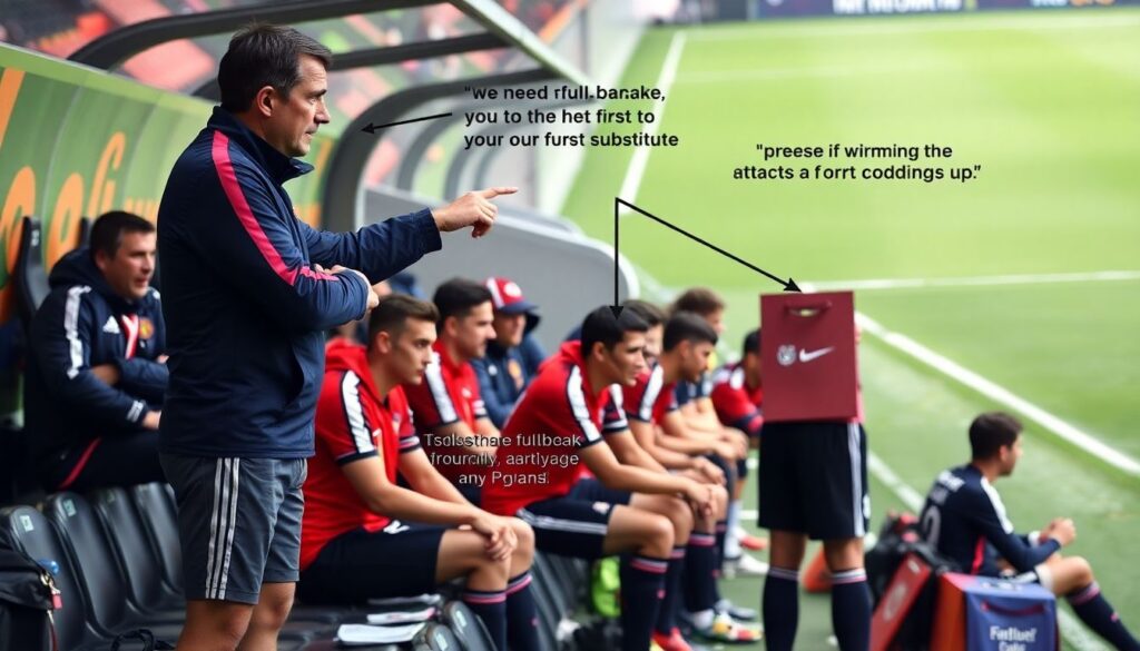 Как тренировать резерв игроков и замену - иллюстрация