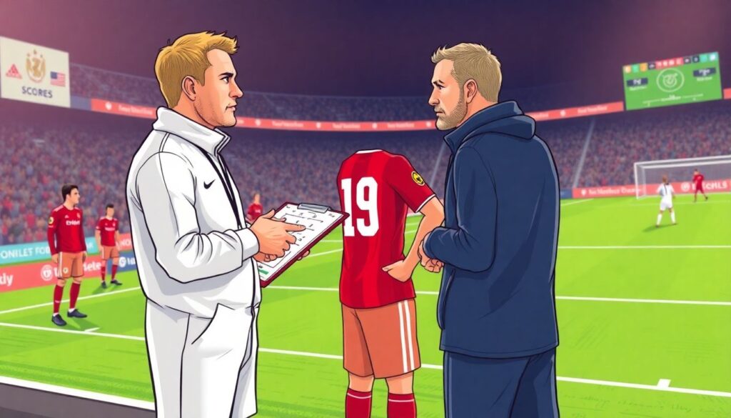 Как тренировать резерв игроков и замену - иллюстрация