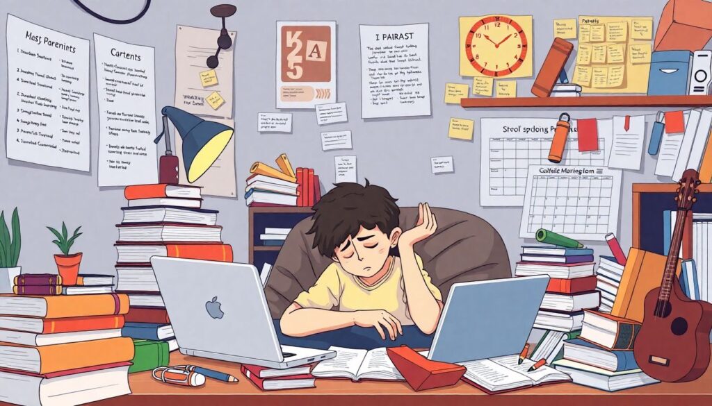 Как найти баланс между занятиями в школе и академической успеваемостью - иллюстрация