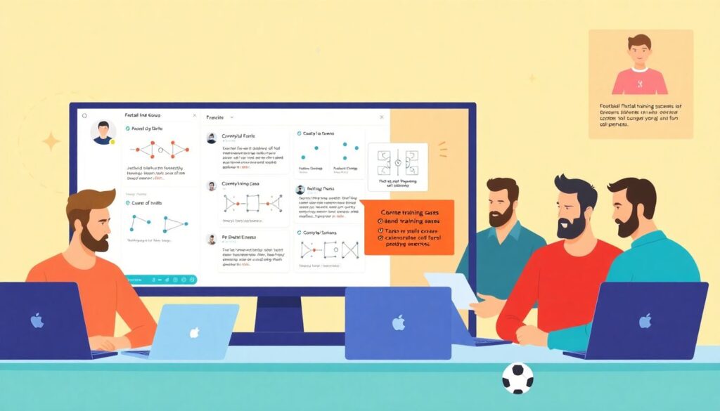 Как организовать обмен опытом между секциями футбола - иллюстрация