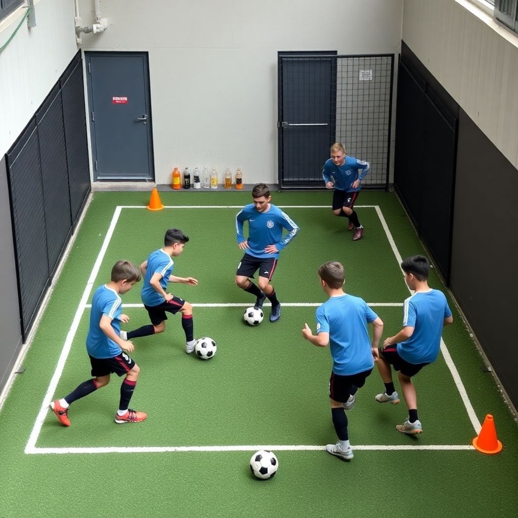 Как развивать навыки владения мячом в ограниченном пространстве: советы тренера