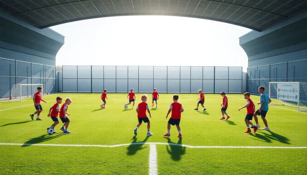 Как организовать работу секций футбола по принципу небольших групп - иллюстрация