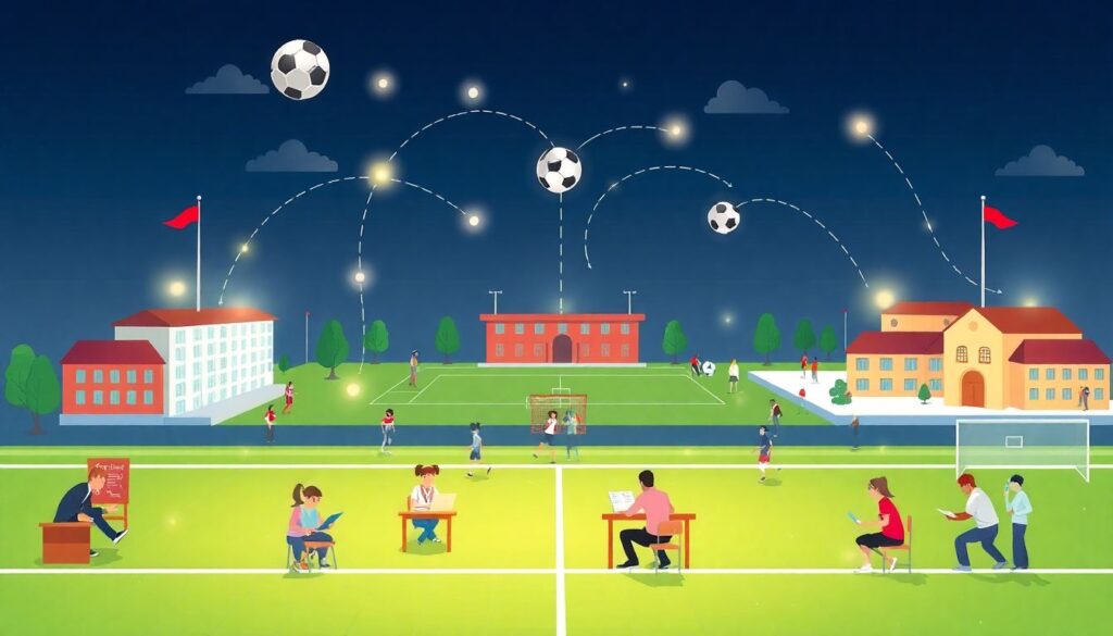 Как выстраивать образовательную программу вокруг футбола - иллюстрация