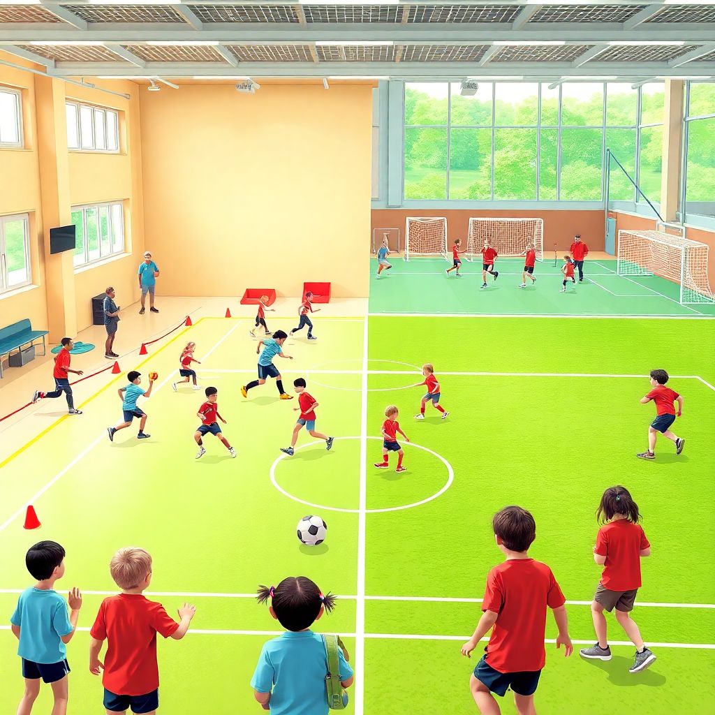 Какие навыки развивают школьники на физкультуре для успеха в футболе