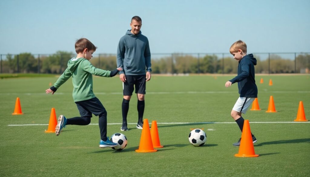 Проверенные методики обучения технике паса для юных игроков - иллюстрация