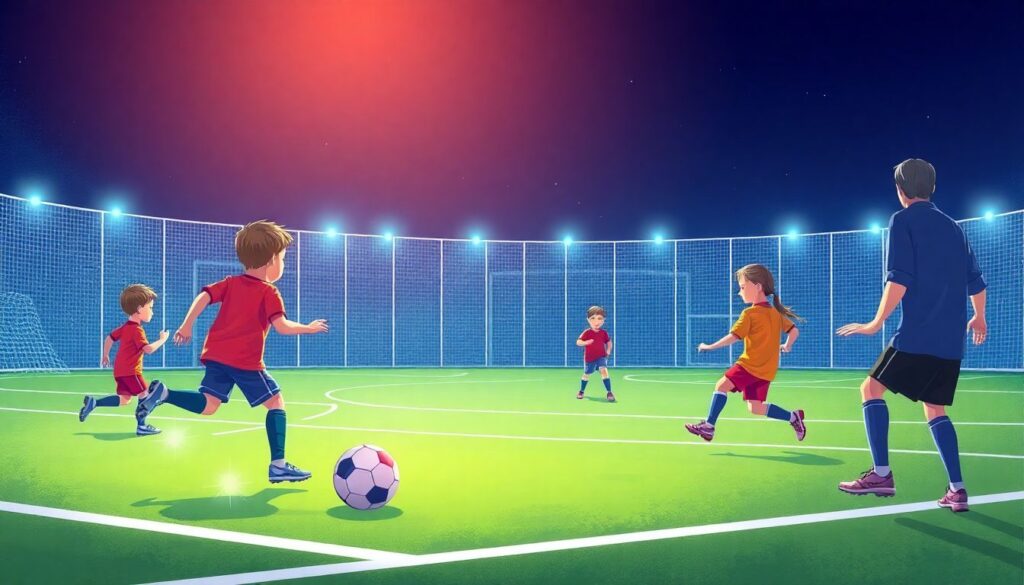 Как обучать детей удару по воздуху и головой - иллюстрация