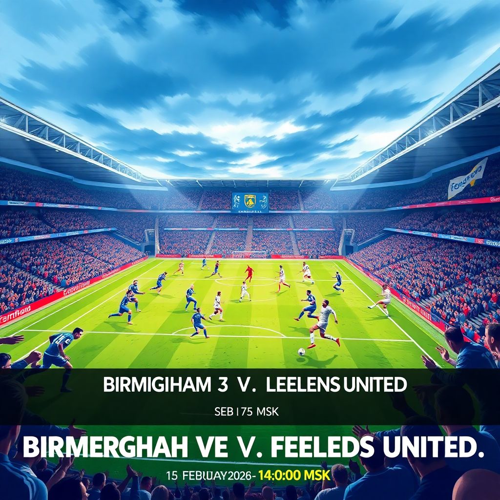 Бирмингем Сити – Лидс Юнайтед: прямая трансляция, где смотреть 15 февраля 2026
